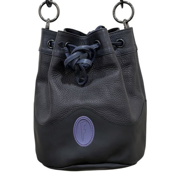 John Fluevog Jocelyn Leather Bucket Bag - Picture 10 of 14